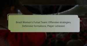 Brazil Women’s Futsal Team: Offensive strategies, Defensive formations, Player cohesion