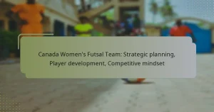 Canada Women’s Futsal Team: Strategic planning, Player development, Competitive mindset